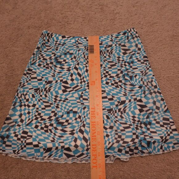 Wray Women Small Ana Skirt Mini Piscine Check Multicolor Lined - Picture 6 of 6